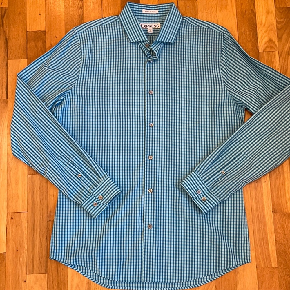 Express L 16-16.5 extra slim fit dress shirt